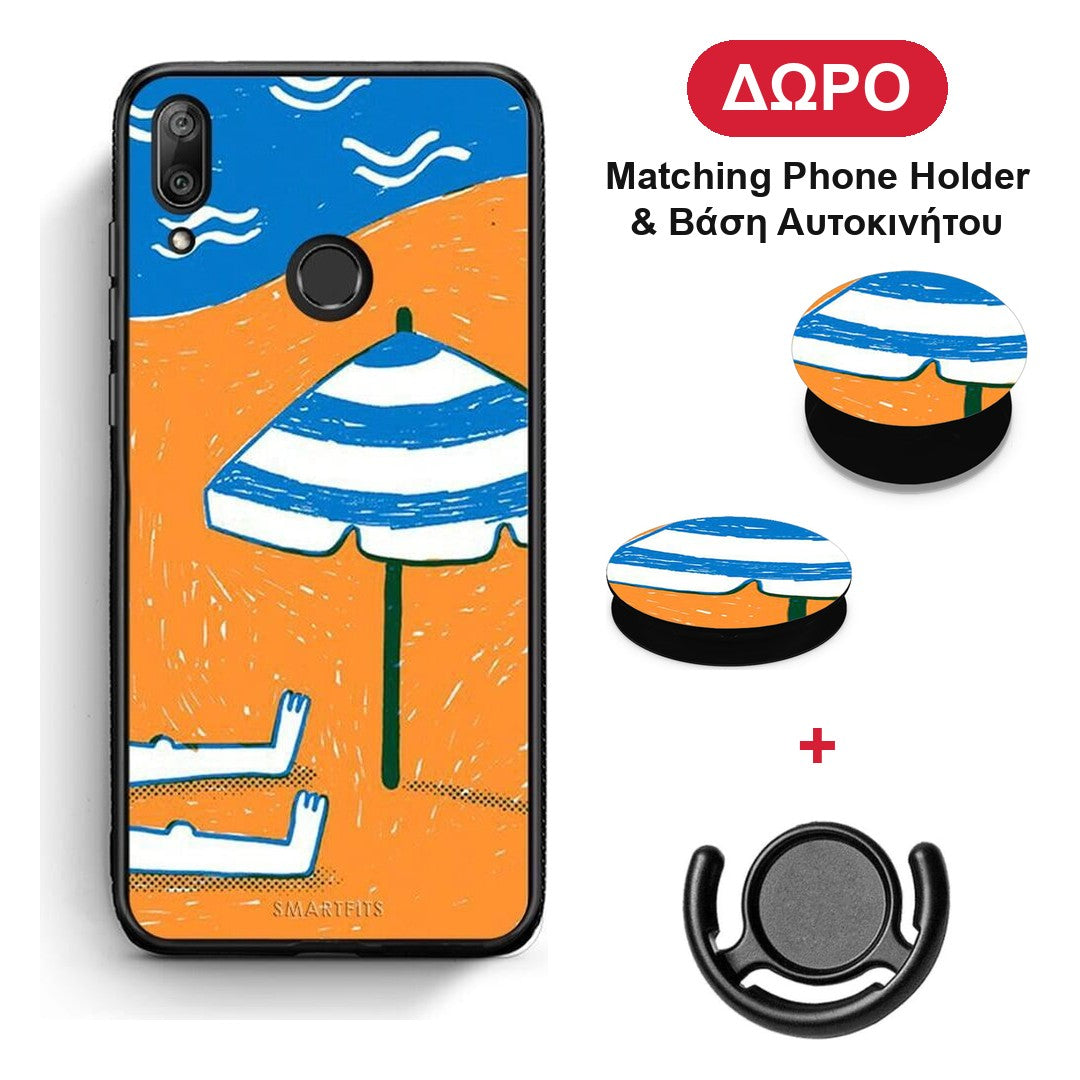 Summering - Huawei Y7 2019 / Y7 Prime 2019 θήκη + Δώρο Phone Holder & Βάση Αυτοκινήτου