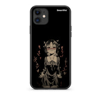 Thumbnail for iPhone 11 Anime Girl Θήκη από τη Smartfits με σχέδιο στο πίσω μέρος και μαύρο περίβλημα | Smartphone case with colorful back and black bezels by Smartfits