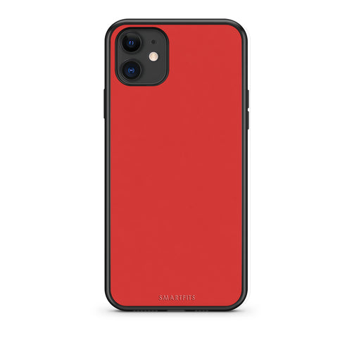 Θήκη iPhone 11 Poppy Red από τη Smartfits με σχέδιο στο πίσω μέρος και μαύρο περίβλημα | iPhone 11 Poppy Red case with colorful back and black bezels