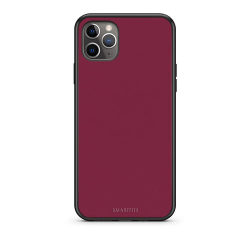 Θήκη iPhone 11 Pro Burgundy από τη Smartfits με σχέδιο στο πίσω μέρος και μαύρο περίβλημα | iPhone 11 Pro Burgundy case with colorful back and black bezels