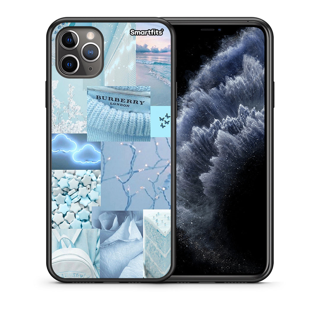 Θήκη iPhone 11 Pro Ciel Aesthetic Collage από τη Smartfits με σχέδιο στο πίσω μέρος και μαύρο περίβλημα | iPhone 11 Pro Ciel Aesthetic Collage case with colorful back and black bezels