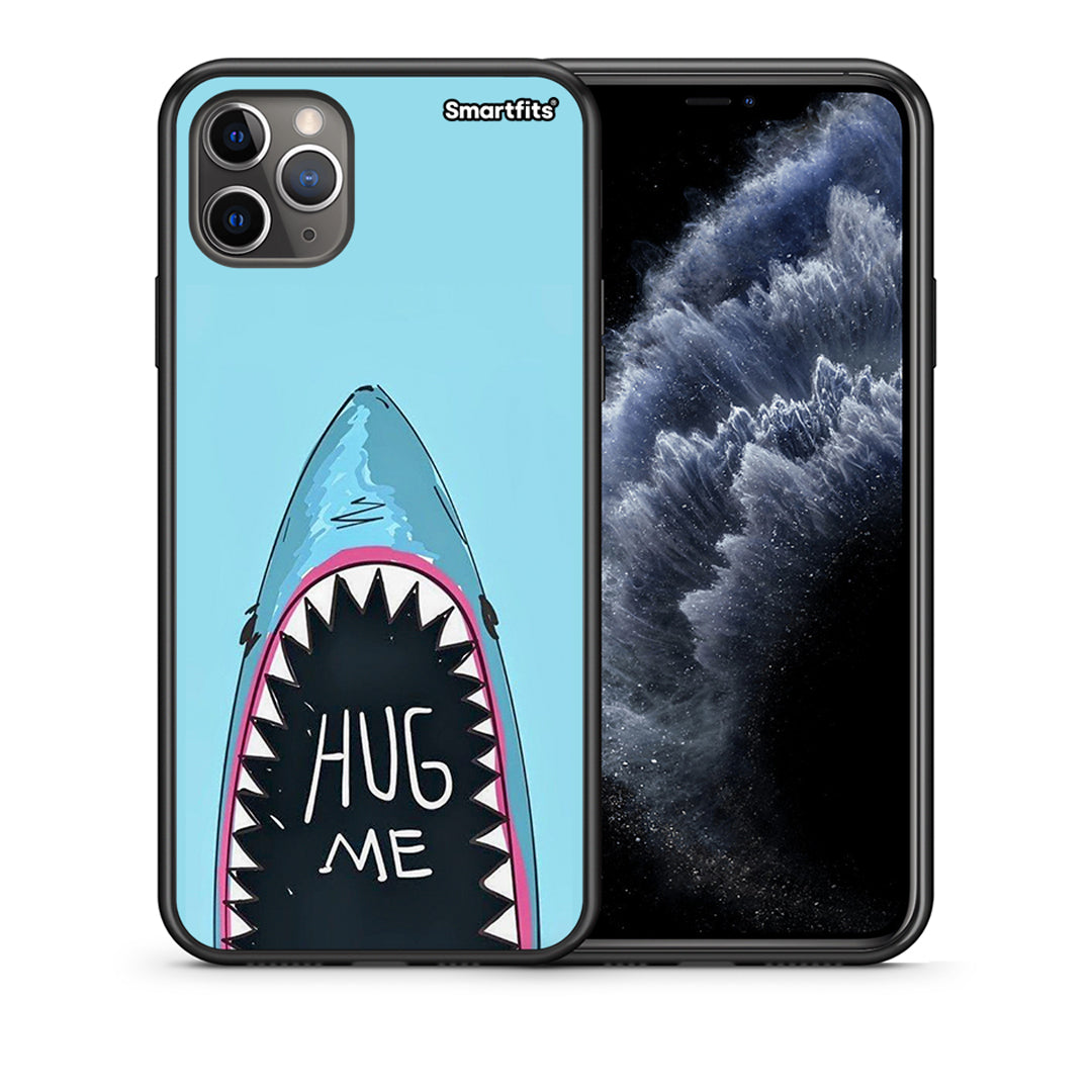 Θήκη iPhone 11 Pro Max Hug Me από τη Smartfits με σχέδιο στο πίσω μέρος και μαύρο περίβλημα | iPhone 11 Pro Max Hug Me case with colorful back and black bezels