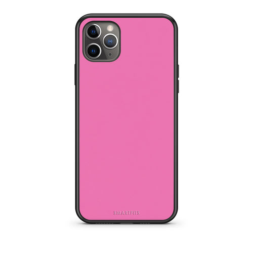 Θήκη iPhone 11 Pro Rose Pink από τη Smartfits με σχέδιο στο πίσω μέρος και μαύρο περίβλημα | iPhone 11 Pro Rose Pink case with colorful back and black bezels