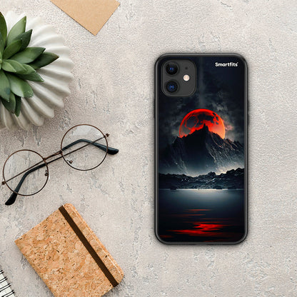 Red Full Moon - iPhone 11 θήκη