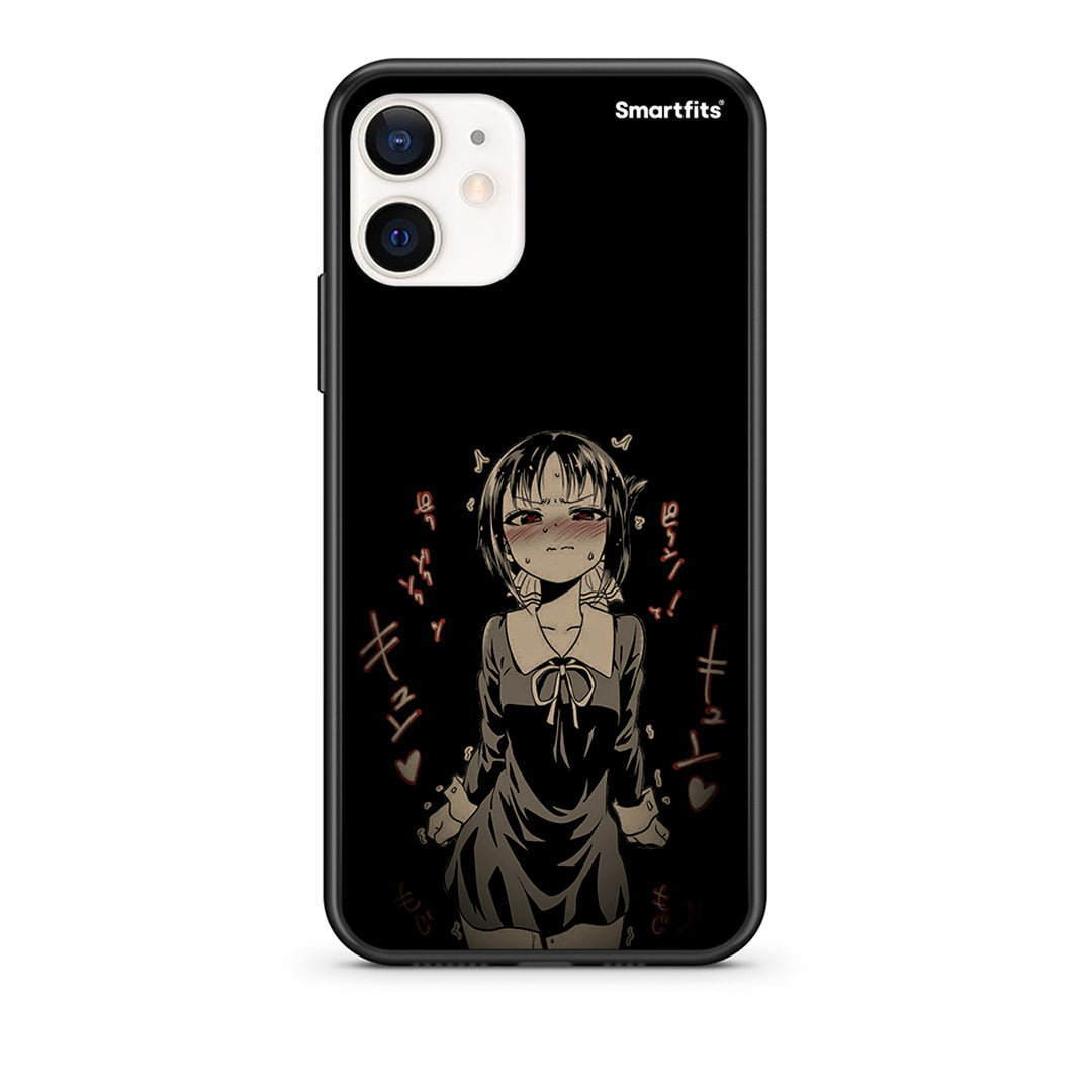 Θήκη iPhone 12 Mini Anime Girl από τη Smartfits με σχέδιο στο πίσω μέρος και μαύρο περίβλημα | iPhone 12 Mini Anime Girl case with colorful back and black bezels