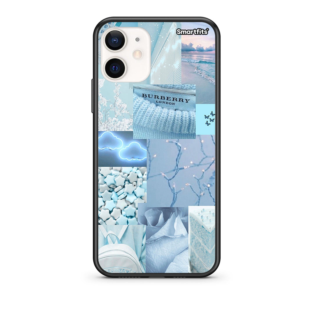 Θήκη iPhone 12 Mini Ciel Aesthetic Collage από τη Smartfits με σχέδιο στο πίσω μέρος και μαύρο περίβλημα | iPhone 12 Mini Ciel Aesthetic Collage case with colorful back and black bezels