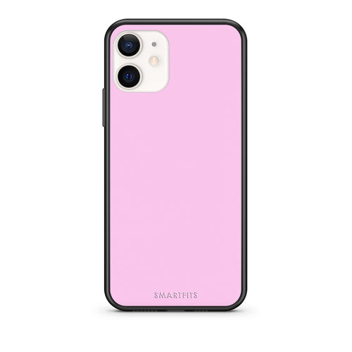 Θήκη iPhone 12 Mini Cotton Candy Pink από τη Smartfits με σχέδιο στο πίσω μέρος και μαύρο περίβλημα | iPhone 12 Mini Cotton Candy Pink case with colorful back and black bezels