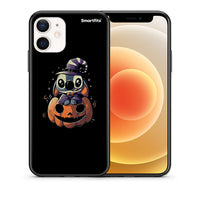 Thumbnail for Θήκη iPhone 12 Mini Halloween Stitch από τη Smartfits με σχέδιο στο πίσω μέρος και μαύρο περίβλημα | iPhone 12 Mini Halloween Stitch case with colorful back and black bezels