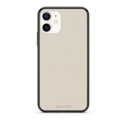 Θήκη iPhone 12 Mini Ivory Beige από τη Smartfits με σχέδιο στο πίσω μέρος και μαύρο περίβλημα | iPhone 12 Mini Ivory Beige case with colorful back and black bezels