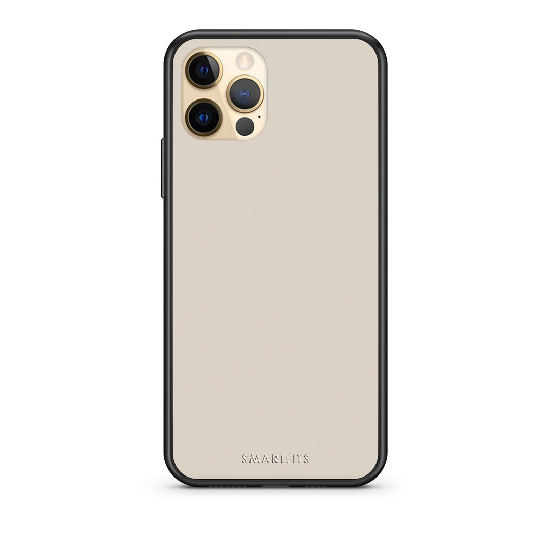 Θήκη iPhone 12 Pro Ivory Beige από τη Smartfits με σχέδιο στο πίσω μέρος και μαύρο περίβλημα | iPhone 12 Pro Ivory Beige case with colorful back and black bezels