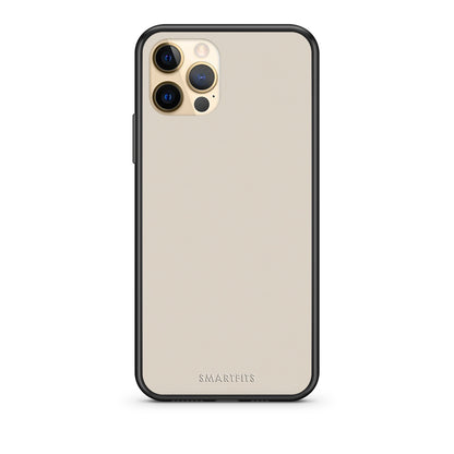 Θήκη iPhone 12 Pro Ivory Beige από τη Smartfits με σχέδιο στο πίσω μέρος και μαύρο περίβλημα | iPhone 12 Pro Ivory Beige case with colorful back and black bezels