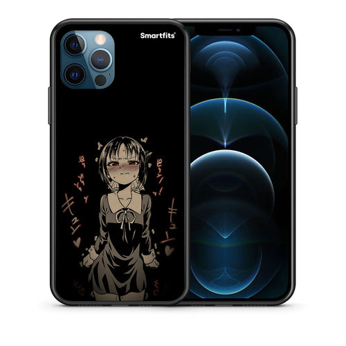 Θήκη iPhone 12 Pro Max Anime Girl από τη Smartfits με σχέδιο στο πίσω μέρος και μαύρο περίβλημα | iPhone 12 Pro Max Anime Girl case with colorful back and black bezels