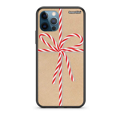 iPhone 12 Pro Max Christmas Gift Θήκη από τη Smartfits με σχέδιο στο πίσω μέρος και μαύρο περίβλημα | Smartphone case with colorful back and black bezels by Smartfits