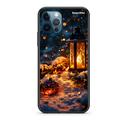iPhone 12 Pro Max Christmas Ornaments Θήκη από τη Smartfits με σχέδιο στο πίσω μέρος και μαύρο περίβλημα | Smartphone case with colorful back and black bezels by Smartfits