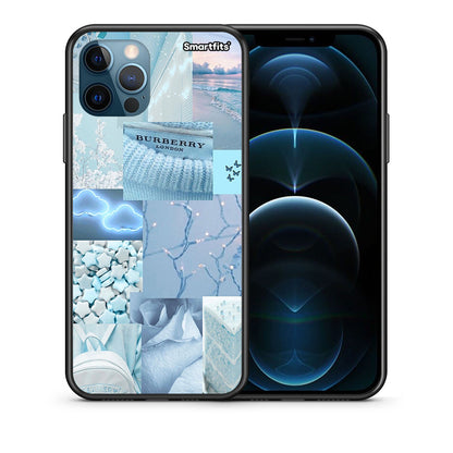 Θήκη iPhone 12 Pro Max Ciel Aesthetic Collage από τη Smartfits με σχέδιο στο πίσω μέρος και μαύρο περίβλημα | iPhone 12 Pro Max Ciel Aesthetic Collage case with colorful back and black bezels