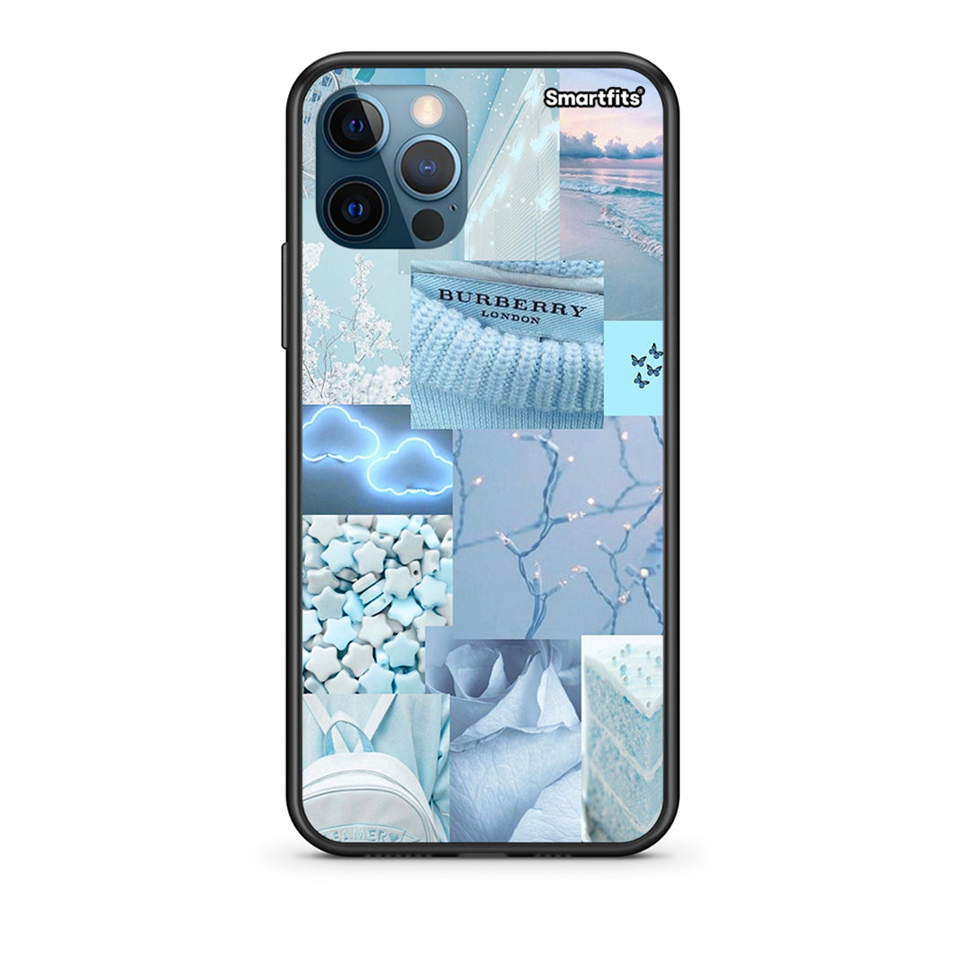 iPhone 12 Pro Max Ciel Aesthetic Collage Θήκη από τη Smartfits με σχέδιο στο πίσω μέρος και μαύρο περίβλημα | Smartphone case with colorful back and black bezels by Smartfits