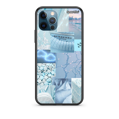iPhone 12 Pro Max Ciel Aesthetic Collage Θήκη από τη Smartfits με σχέδιο στο πίσω μέρος και μαύρο περίβλημα | Smartphone case with colorful back and black bezels by Smartfits