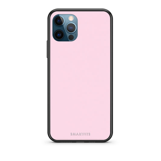 Θήκη iPhone 12 Pro Max Pale Pink από τη Smartfits με σχέδιο στο πίσω μέρος και μαύρο περίβλημα | iPhone 12 Pro Max Pale Pink case with colorful back and black bezels
