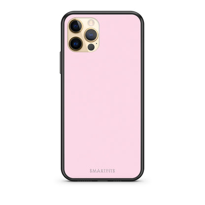 Θήκη iPhone 12 Pro Pale Pink από τη Smartfits με σχέδιο στο πίσω μέρος και μαύρο περίβλημα | iPhone 12 Pro Pale Pink case with colorful back and black bezels
