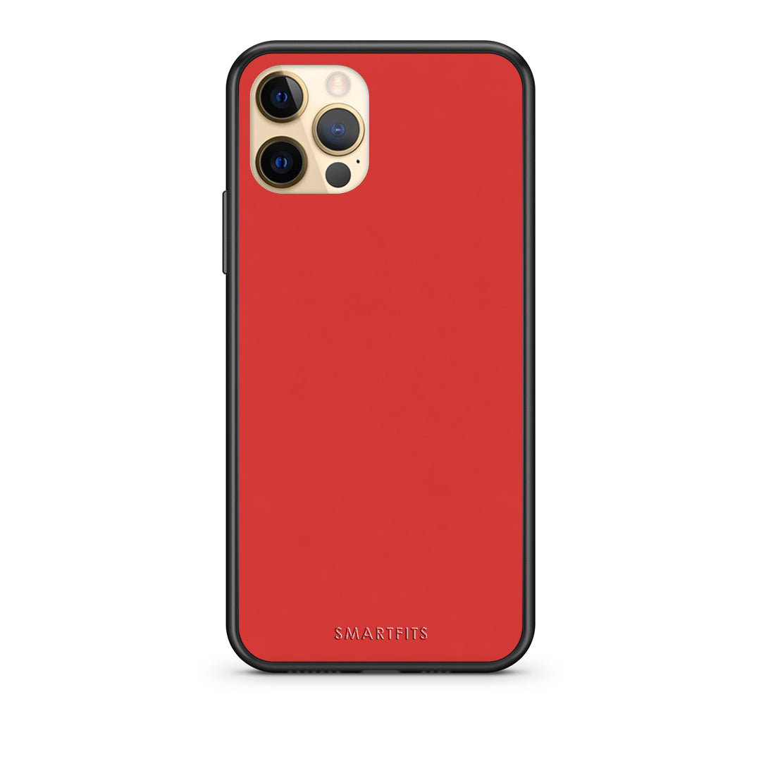 Θήκη iPhone 12 Pro Poppy Red από τη Smartfits με σχέδιο στο πίσω μέρος και μαύρο περίβλημα | iPhone 12 Pro Poppy Red case with colorful back and black bezels
