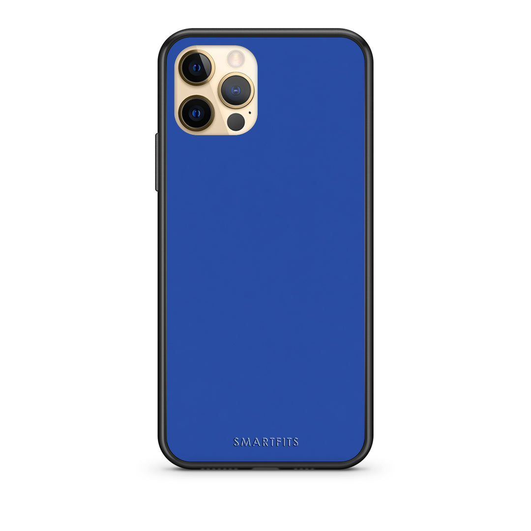 Θήκη iPhone 12 Pro Royal Blue από τη Smartfits με σχέδιο στο πίσω μέρος και μαύρο περίβλημα | iPhone 12 Pro Royal Blue case with colorful back and black bezels