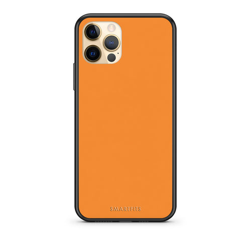 Θήκη iPhone 12 Pro Tangerine Orange από τη Smartfits με σχέδιο στο πίσω μέρος και μαύρο περίβλημα | iPhone 12 Pro Tangerine Orange case with colorful back and black bezels