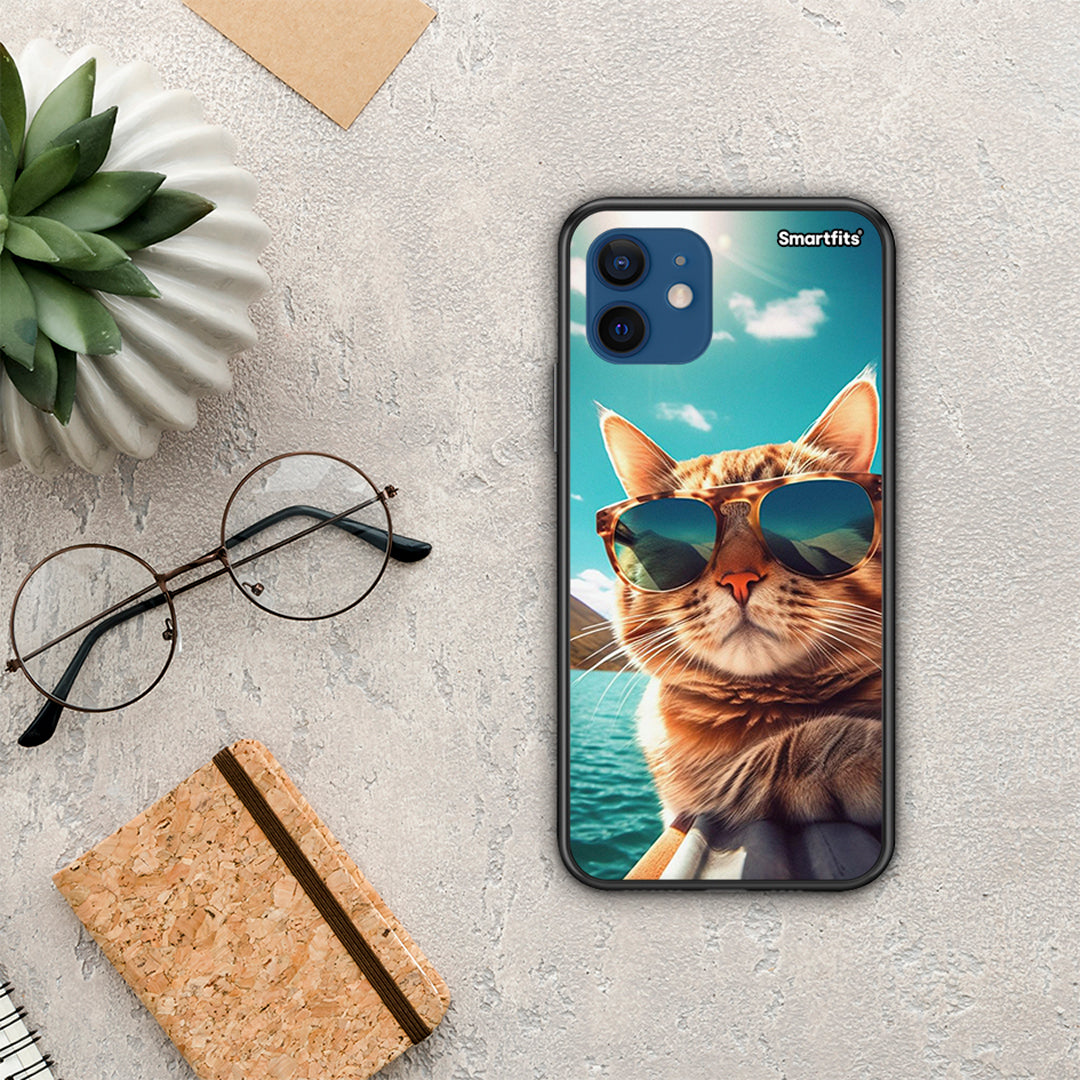Summer Cat - iPhone 12 Pro θήκη