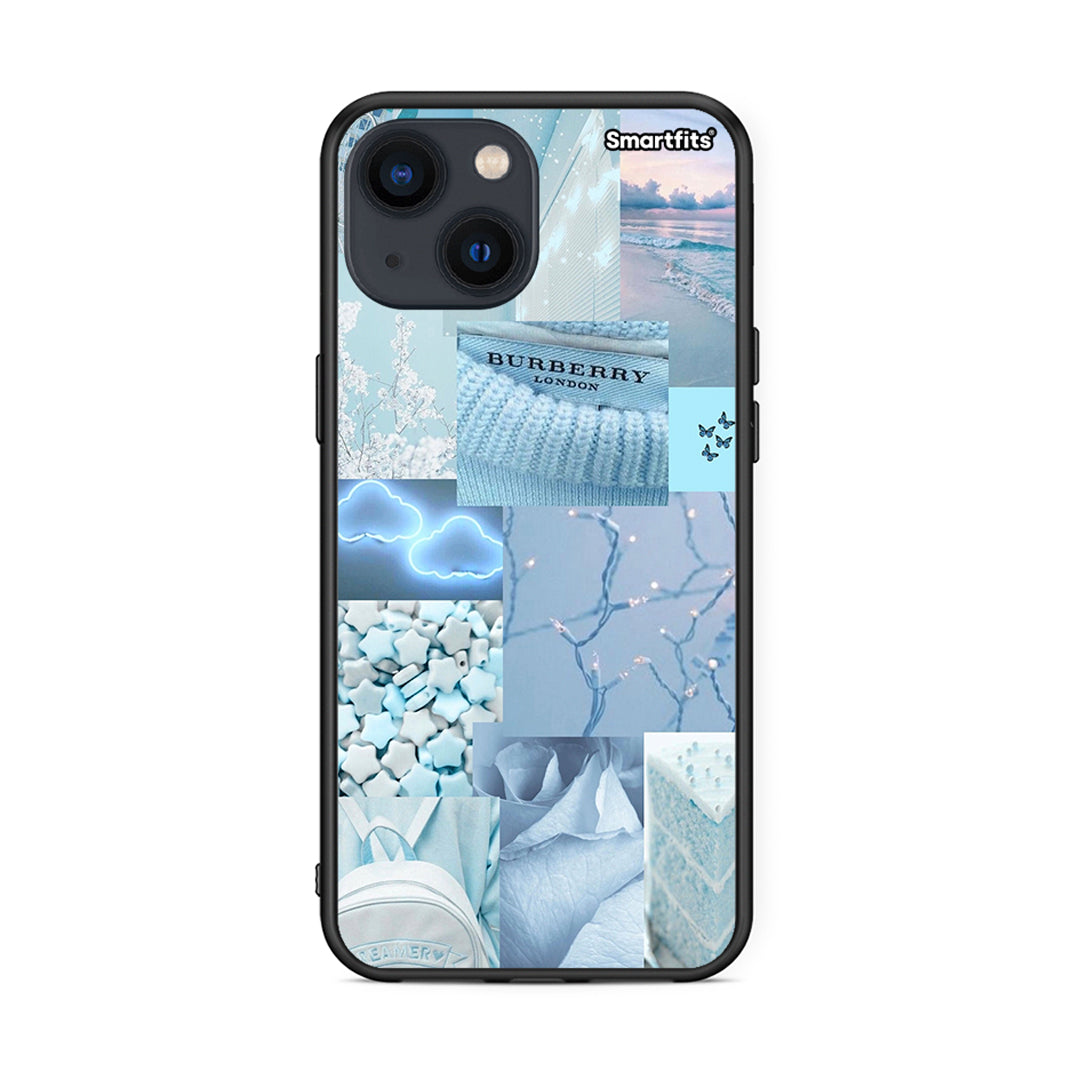 iPhone 13 Ciel Aesthetic Collage θήκη από τη Smartfits με σχέδιο στο πίσω μέρος και μαύρο περίβλημα | Smartphone case with colorful back and black bezels by Smartfits
