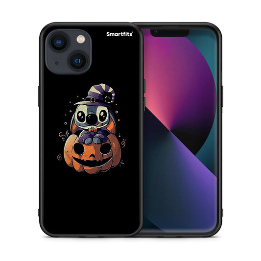 Θήκη iPhone 13 Halloween Stitch από τη Smartfits με σχέδιο στο πίσω μέρος και μαύρο περίβλημα | iPhone 13 Halloween Stitch case with colorful back and black bezels