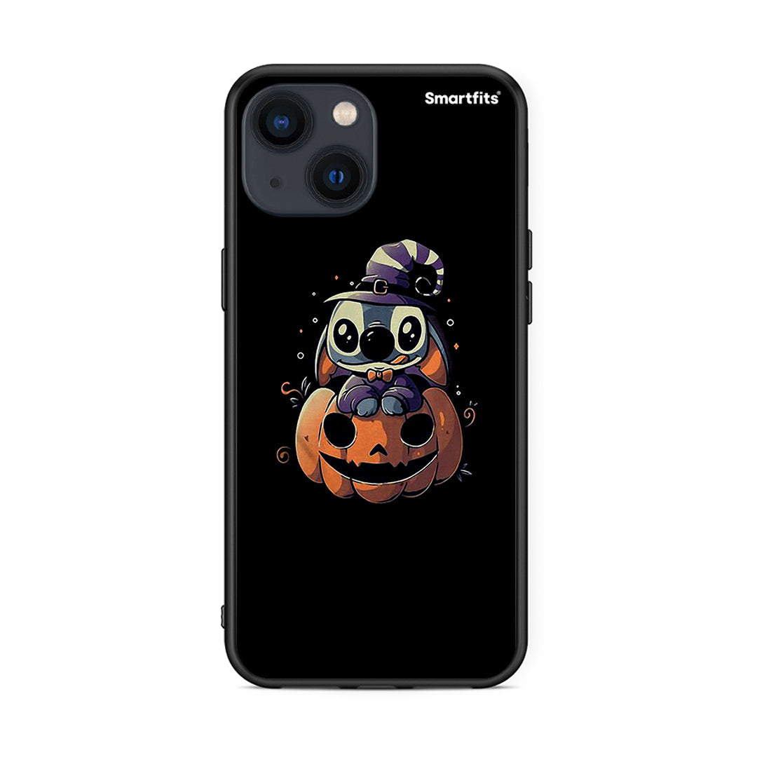 iPhone 13 Halloween Stitch θήκη από τη Smartfits με σχέδιο στο πίσω μέρος και μαύρο περίβλημα | Smartphone case with colorful back and black bezels by Smartfits