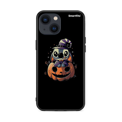 iPhone 13 Halloween Stitch θήκη από τη Smartfits με σχέδιο στο πίσω μέρος και μαύρο περίβλημα | Smartphone case with colorful back and black bezels by Smartfits