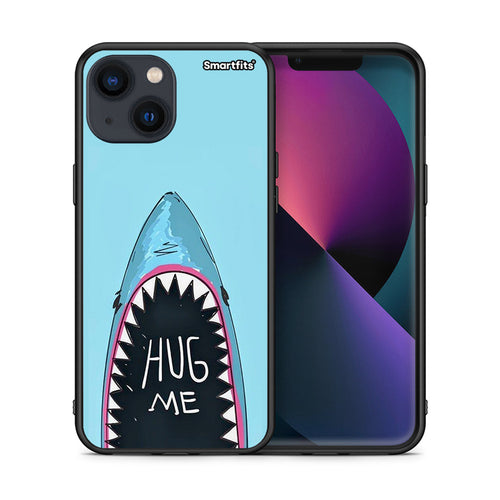 Θήκη iPhone 13 Hug Me από τη Smartfits με σχέδιο στο πίσω μέρος και μαύρο περίβλημα | iPhone 13 Hug Me case with colorful back and black bezels