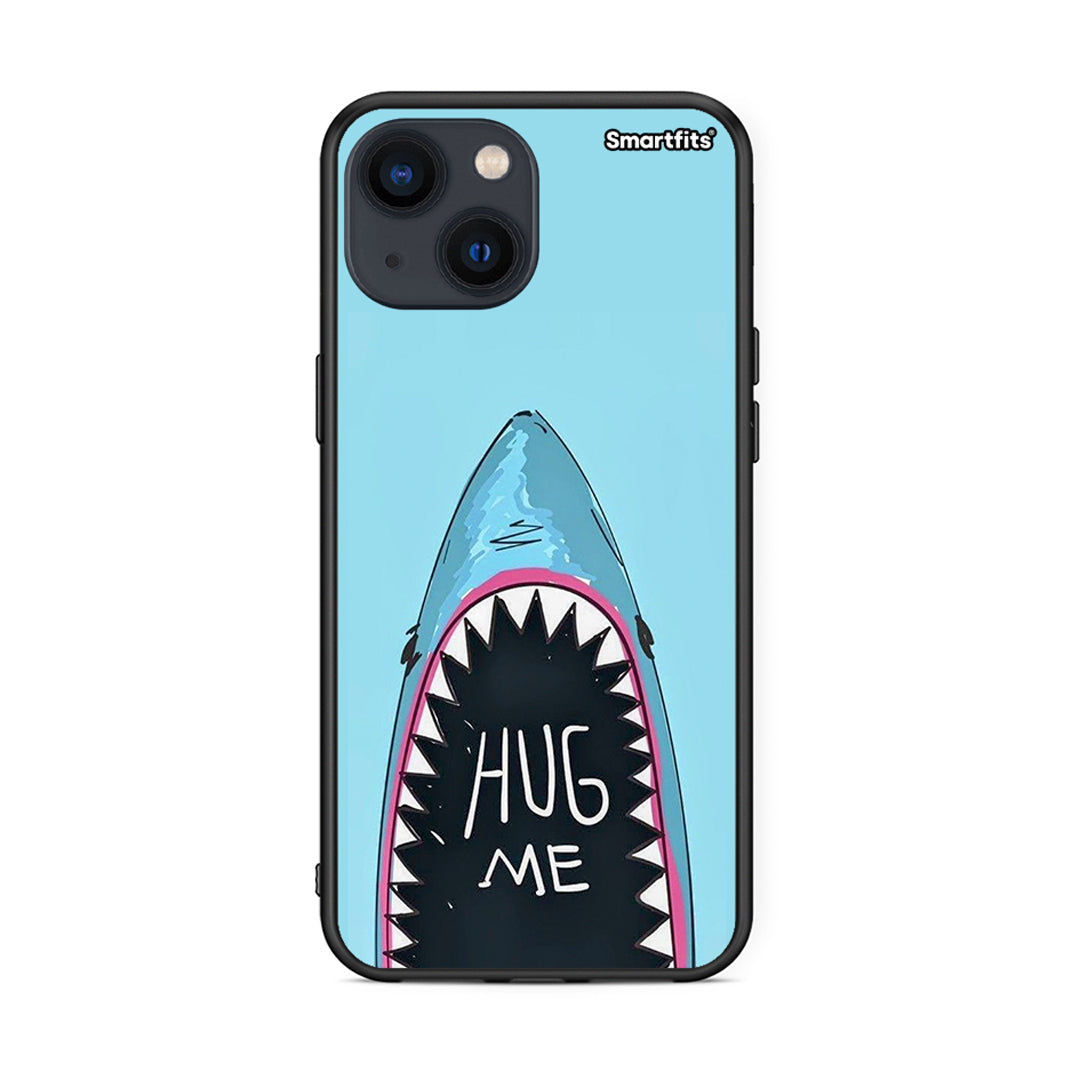 iPhone 13 Hug Me θήκη από τη Smartfits με σχέδιο στο πίσω μέρος και μαύρο περίβλημα | Smartphone case with colorful back and black bezels by Smartfits
