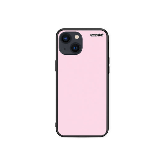 Θήκη iPhone 13 Mini Pale Pink από τη Smartfits με σχέδιο στο πίσω μέρος και μαύρο περίβλημα | iPhone 13 Mini Pale Pink case with colorful back and black bezels