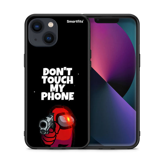 Θήκη iPhone 13 My Phone από τη Smartfits με σχέδιο στο πίσω μέρος και μαύρο περίβλημα | iPhone 13 My Phone case with colorful back and black bezels