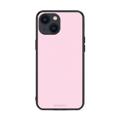 Θήκη iPhone 13 Pale Pink από τη Smartfits με σχέδιο στο πίσω μέρος και μαύρο περίβλημα | iPhone 13 Pale Pink case with colorful back and black bezels