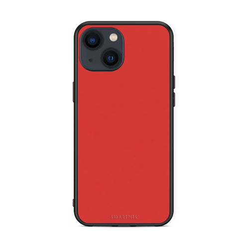 Θήκη iPhone 13 Poppy Red από τη Smartfits με σχέδιο στο πίσω μέρος και μαύρο περίβλημα | iPhone 13 Poppy Red case with colorful back and black bezels