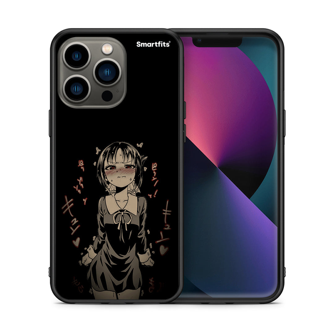 Θήκη iPhone 13 Pro Anime Girl από τη Smartfits με σχέδιο στο πίσω μέρος και μαύρο περίβλημα | iPhone 13 Pro Anime Girl case with colorful back and black bezels