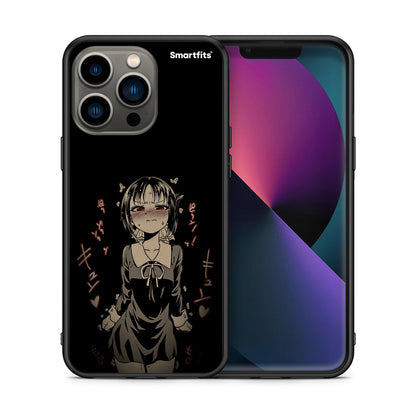Θήκη iPhone 13 Pro Anime Girl από τη Smartfits με σχέδιο στο πίσω μέρος και μαύρο περίβλημα | iPhone 13 Pro Anime Girl case with colorful back and black bezels