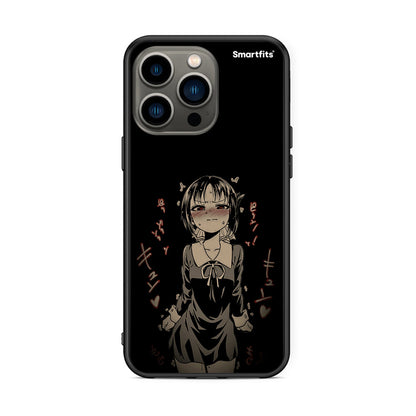 iPhone 13 Pro Anime Girl θήκη από τη Smartfits με σχέδιο στο πίσω μέρος και μαύρο περίβλημα | Smartphone case with colorful back and black bezels by Smartfits