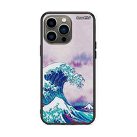Thumbnail for iPhone 13 Pro Blue Waves θήκη από τη Smartfits με σχέδιο στο πίσω μέρος και μαύρο περίβλημα | Smartphone case with colorful back and black bezels by Smartfits