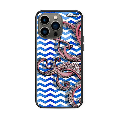 iPhone 13 Pro Chevron Devilfish θήκη από τη Smartfits με σχέδιο στο πίσω μέρος και μαύρο περίβλημα | Smartphone case with colorful back and black bezels by Smartfits