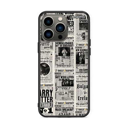 iPhone 13 Pro Harry Paper θήκη από τη Smartfits με σχέδιο στο πίσω μέρος και μαύρο περίβλημα | Smartphone case with colorful back and black bezels by Smartfits