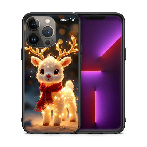 Θήκη iPhone 13 Pro Max Christmas Cutie από τη Smartfits με σχέδιο στο πίσω μέρος και μαύρο περίβλημα | iPhone 13 Pro Max Christmas Cutie case with colorful back and black bezels