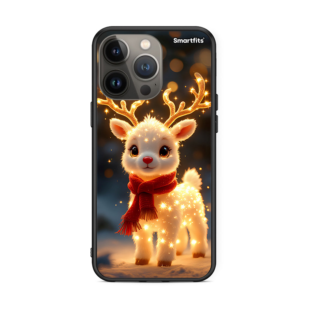 iPhone 13 Pro Max Christmas Cutie θήκη από τη Smartfits με σχέδιο στο πίσω μέρος και μαύρο περίβλημα | Smartphone case with colorful back and black bezels by Smartfits