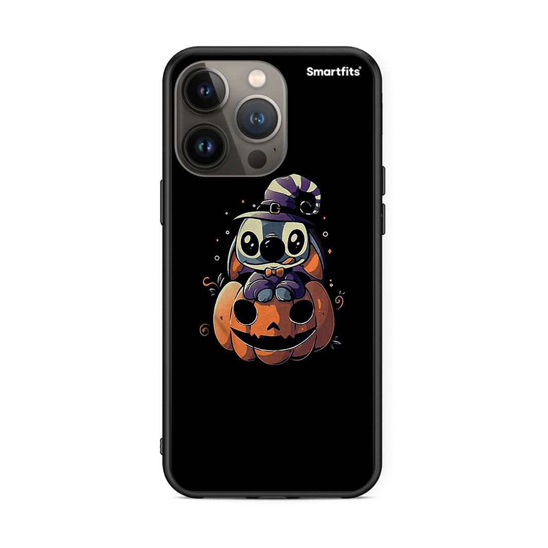 iPhone 13 Pro Max Halloween Stitch θήκη από τη Smartfits με σχέδιο στο πίσω μέρος και μαύρο περίβλημα | Smartphone case with colorful back and black bezels by Smartfits