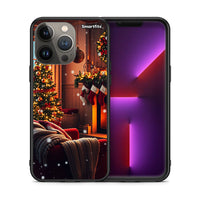 Thumbnail for Θήκη iPhone 13 Pro Max Home For Christmas από τη Smartfits με σχέδιο στο πίσω μέρος και μαύρο περίβλημα | iPhone 13 Pro Max Home For Christmas case with colorful back and black bezels