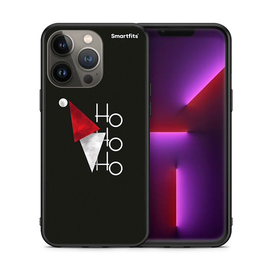 Θήκη iPhone 13 Pro Max Minimal Christmas από τη Smartfits με σχέδιο στο πίσω μέρος και μαύρο περίβλημα | iPhone 13 Pro Max Minimal Christmas case with colorful back and black bezels