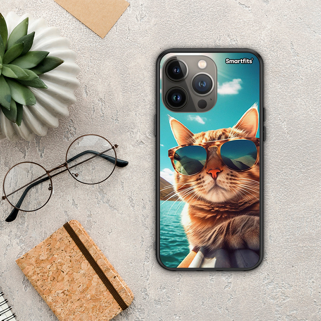 Summer Cat - iPhone 13 Pro Max θήκη