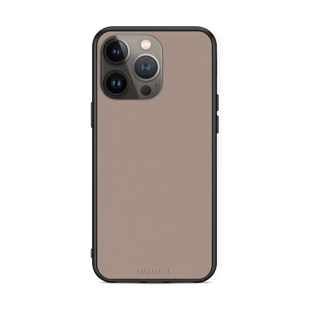 Θήκη iPhone 13 Pro Max Warm Taupe από τη Smartfits με σχέδιο στο πίσω μέρος και μαύρο περίβλημα | iPhone 13 Pro Max Warm Taupe case with colorful back and black bezels